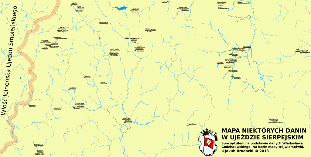MAPA UJEZDU SIERPEJSKIEGO 001 004